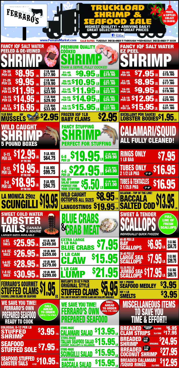 Ferraro's 4pgINSERT Christmas20254