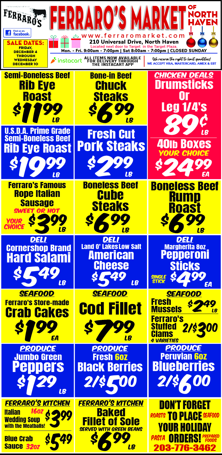 Ferraro's INSERT DEC12 2025run